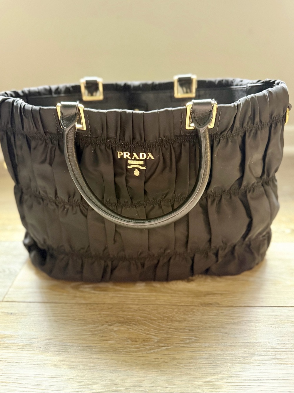 |25% OFF| Prada Tessuto Gaufre Nylon 2-Way Tote Bag — FREE SHIPPING 🚚